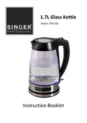 Singer PROFESSIONAL SPK3100 Instruction Booklet