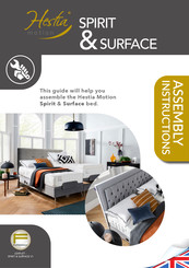 Furmanac Hestia Motion Spirit & Surface bed Assembly Instructions Manual