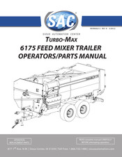SAC TURBO-MAX 6175 Operator's Manual