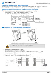SIGMATEK FDD 3000 Quick Start Manual