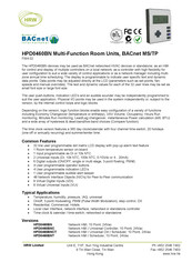 HRW HPD0460BN Manual
