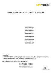 MYTORQ MY9-TR0206P Operation And Maintenance Manual