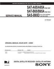 Sony SAT-B65 - Digital Satellite System Service Manual