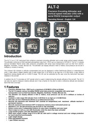 MGL Avionics ALT-2 Operating Manual