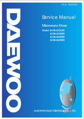 Daewoo KOR-862H0S Service Manual