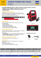 GYS NOMAD POWER PRO TRUCK 027527 Instruction Manual