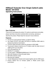 Foxun SX-EX33 Operating Instructions Manual