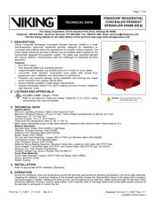 Viking 23174 Technical Data Manual