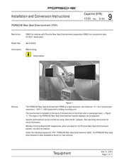 Porsche YHY PRSE Installation And Conversion Instructions