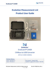 EVOLUTION MEASUREMENT EvoScann CANDI ELE-CANDI-CANDI01 Product User Manual