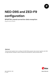 Ublox ZED-F9 Quick Start Manual