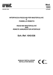 Urmet Domus 1043 Installation Manual