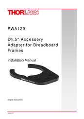 THORLABS PWA120 Installation Manual