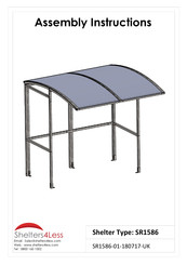 Shelters4Less SR1586 Assembly Instructions Manual