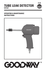 Goodway LD 2x2 Operating & Maintenance Instructions