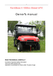 Winway FARMBOSS II Owner's Manual