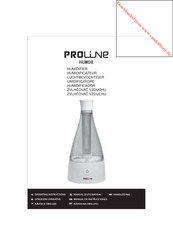 Proline HUM08 Operating Instructions Manual