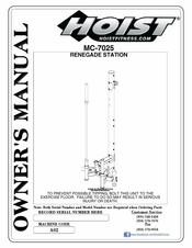 Hoist Fitness MC-7025 Owner's Manual