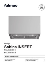 Falmec Sabina INSERT FISAB22B3SS-1 Instruction Booklet