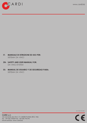 Cardi Da Vinci Original Instructions Manual