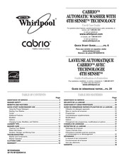 Whirlpool CABRIO W10240441A Use & Care Manual