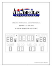 All American MP-7479 Operating Instructions And Service Manual