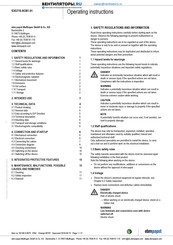 ebm-papst S3G710-AO81-01 Operating Instructions Manual