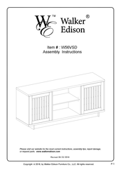 Walker Edison W56VSD Assembly Instructions Manual