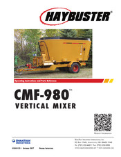 DuraTech Industries HAYBUSTER CMF-980 Operating Instructions And Parts Reference