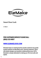 EleMake S110BBL-F Instruction Manual