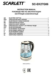 Scarlett SC-EK27G06 Instruction Manual