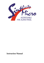 Zeta Alarm Systems SIMPLICITY MICRO Instruction Manual