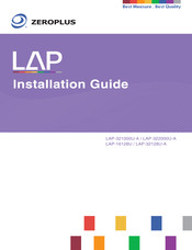 Zeroplus LAP-322000U-A Installation Manual