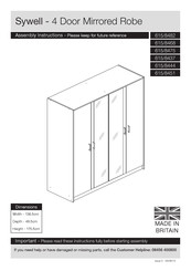 Argos Sywell 615/8468 Assembly Instructions Manual
