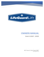 LifeGuard Lift 100288 Owner's Manual