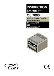 CAN CU 7000 Instruction Booklet