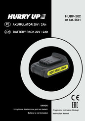 HURRY UP HUBP-202 Instruction Manual