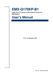Avalue Technology EMX-Q170KP-B1 User Manual