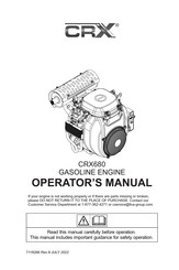 CRX 680 Operator's Manual