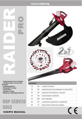 Raider PRO RDP-SEBV20 SOLO User Manual
