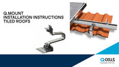 Qcells Q.MOUNT Installation Instructions Manual