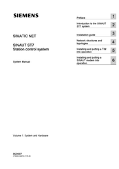 Siemens SIMATIC NET SINAUT ST7 System Manual