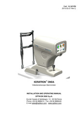 OPTIKON KERATRON ONDA Installation And Operating Manual