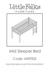 Little Folks Furniture MSP005 Manual