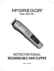 McGREGOR ERP929122427 Instruction Manual