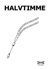 IKEA HALVTIMME Quick Start Manual