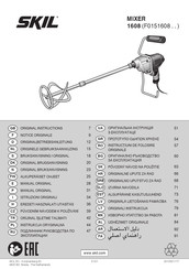 Skil MIXER 1608 Original Instructions Manual