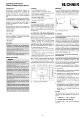EUCHNER ESM-2H2 Series Operating Instructions