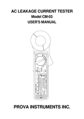 PROVA CM-03 User Manual
