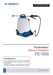 Iseki PE1500 User Manual